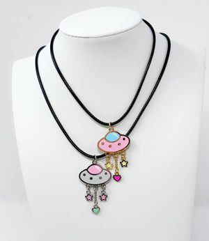 Cute UFO Charm Necklace