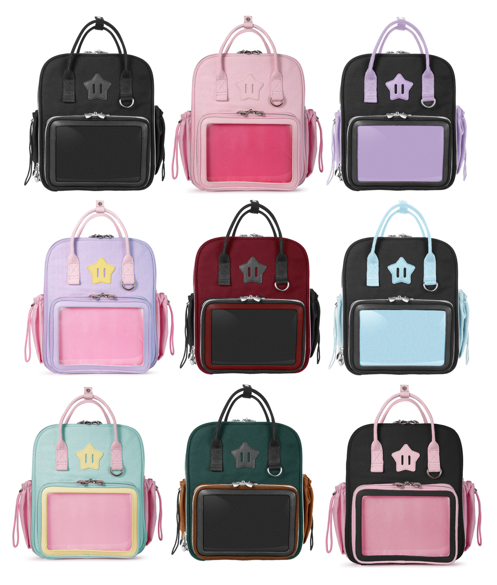 Everyday interchangeable ita store bag + faces and inserts