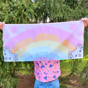 Rainbow Buddy Wall Tapestry