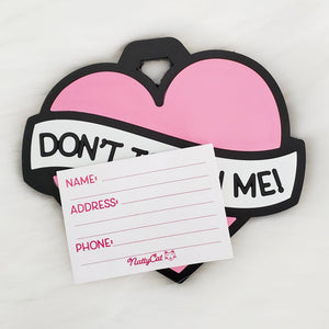 Don't Touch! Luggage Tag