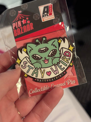 Anime NYC Exclusive “Stay Weird” Enamel Pin