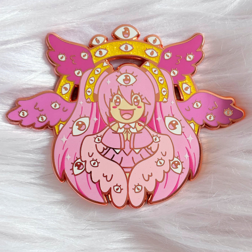 Biblically Accurate Idol Enamel Pin – NattyCat
