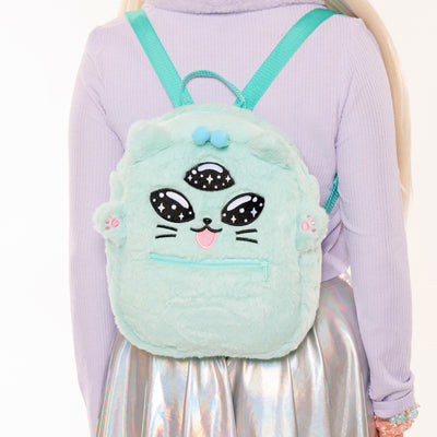 Alien Kitty Plush Backpack