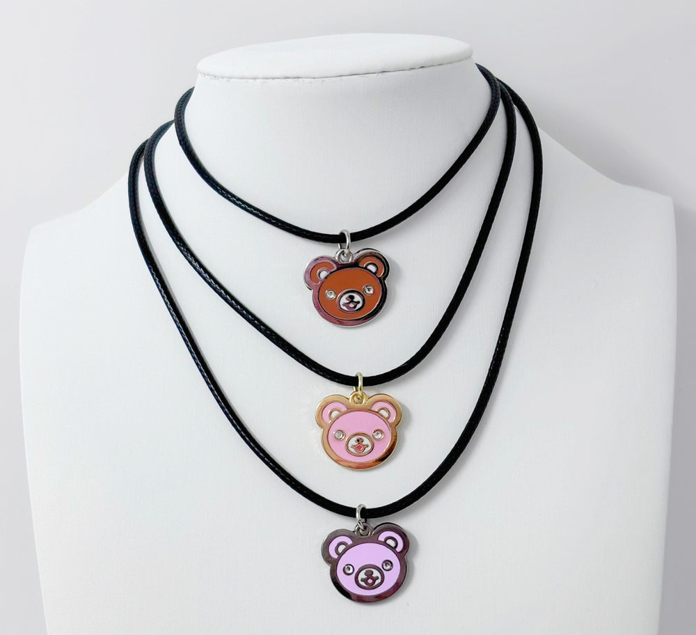 Cute Bear Charm Necklace