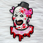 Terrifyingly Cute Clown Sticker