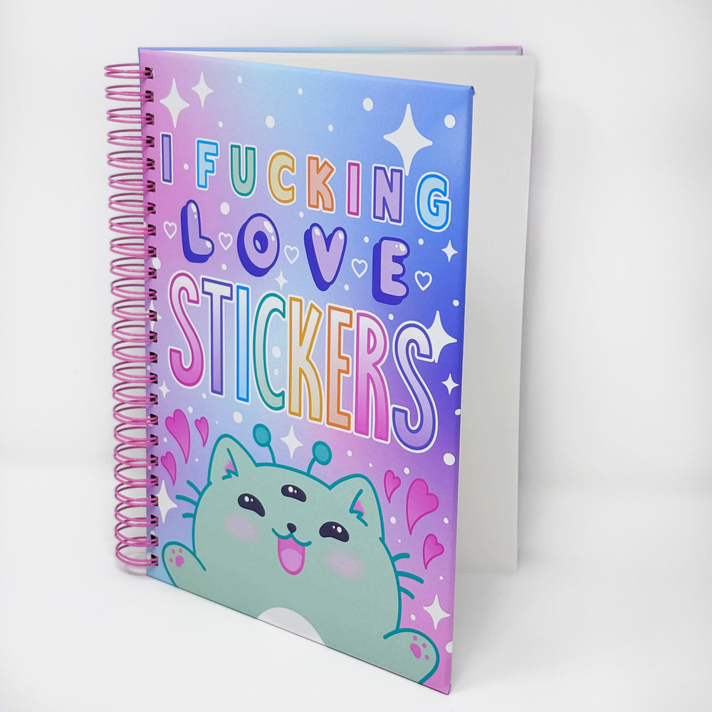 Alien Kitty Hardcover Sticker Book