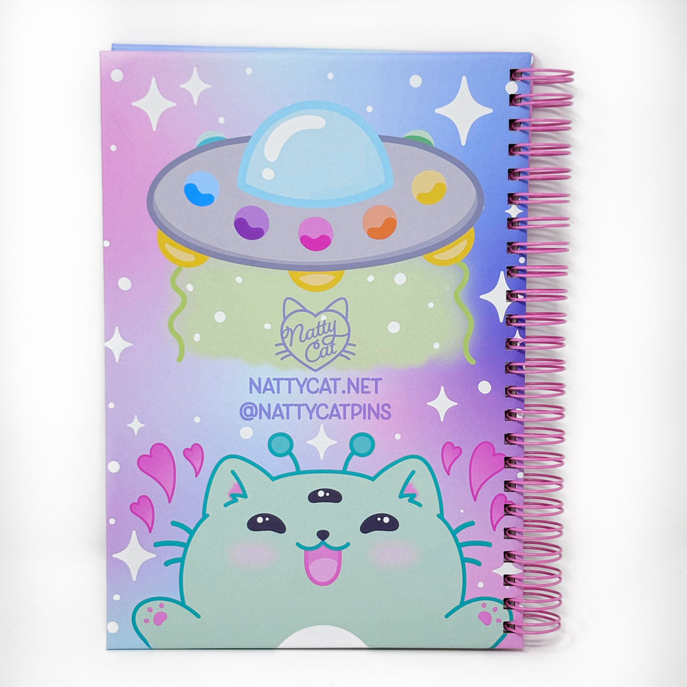 Alien Kitty Hardcover Sticker Book