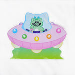 ALIEN ABDUCTION Transparent Sticker