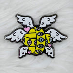 MISPRINT Kawaii Ophanim Angel Enamel Pin