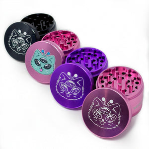 PRE-ORDER Special Edition Color Alien Kitty Herb Grinder