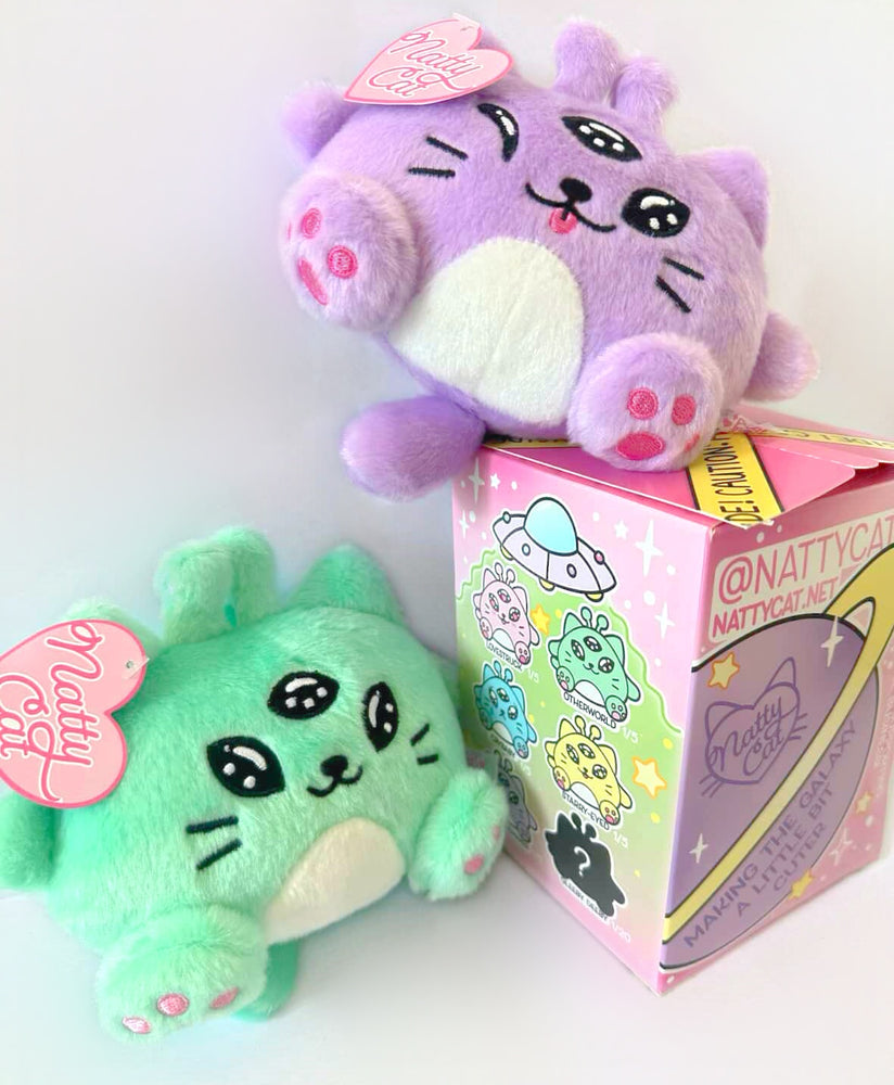 Alien Kitty Plush Keychain Blind Box