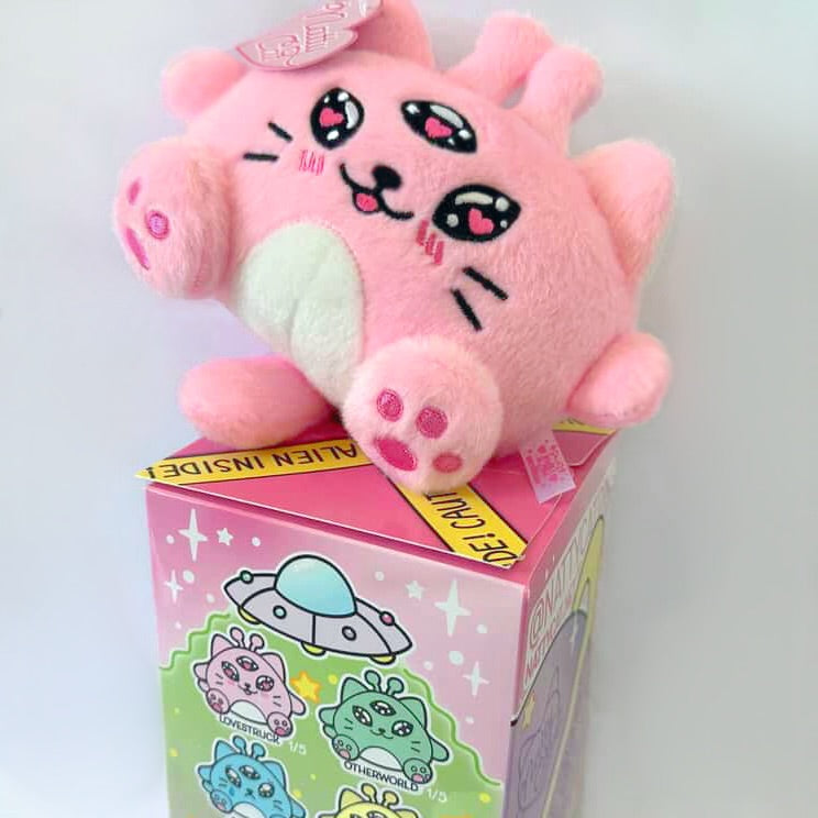 Alien Kitty Plush Keychain Blind Box