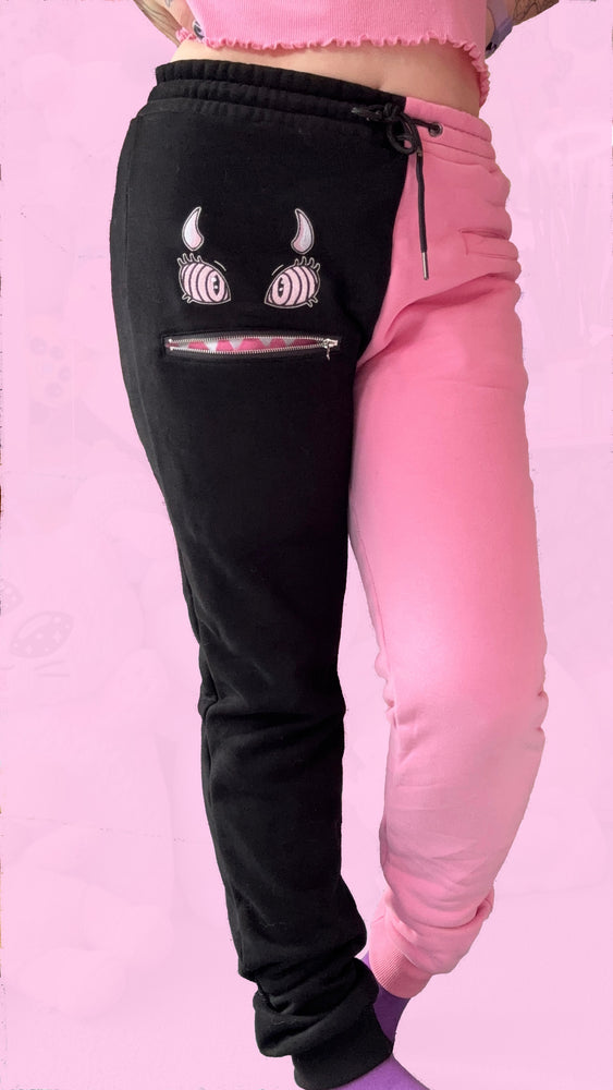 LIMITED EDITION Pink & Black Monster Baby Lounge Pants