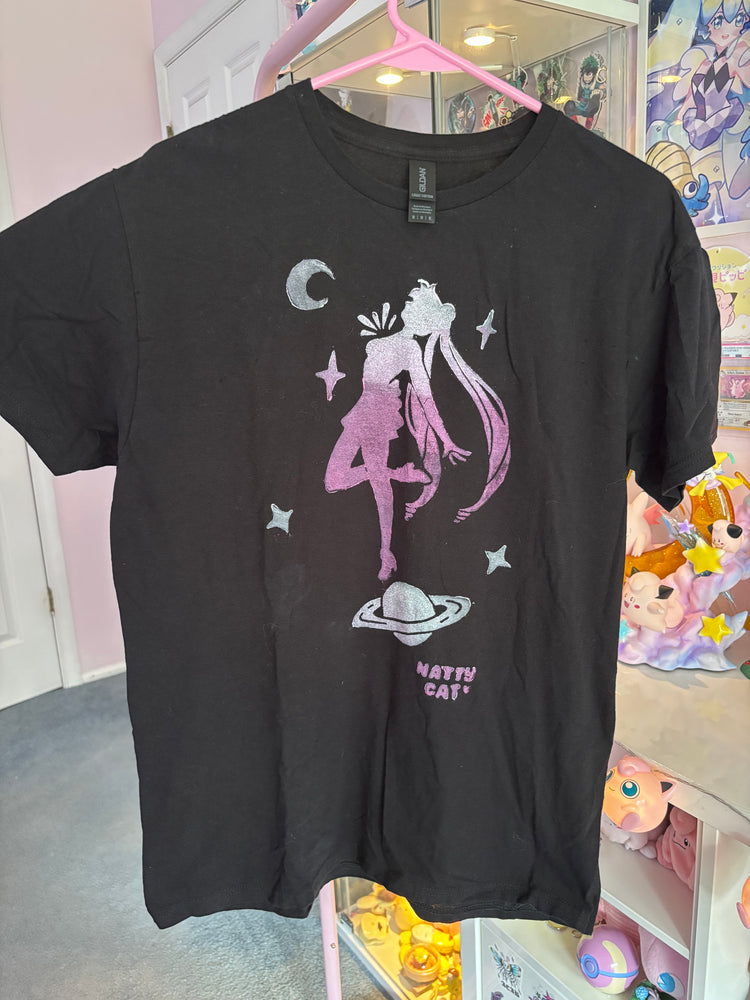 MAGICAL GIRL Pink & White Shirt - Medium