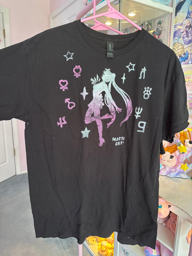 MAGICAL GIRL Pink & White Shirt - Large