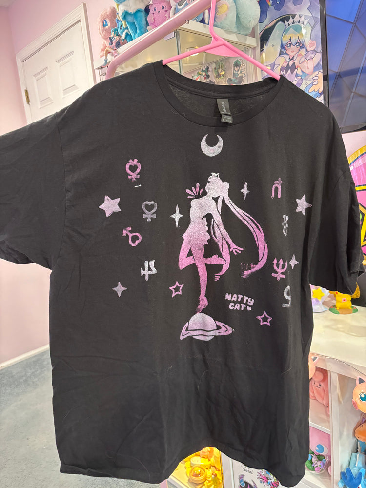 MAGICAL GIRL Pink & White Shirt - XL