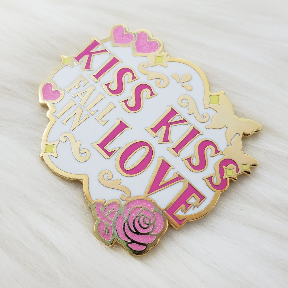 Kiss Kiss Enamel Pin