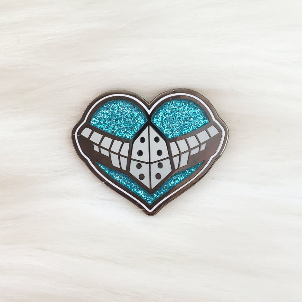 A True Hero Heart Enamel Pin