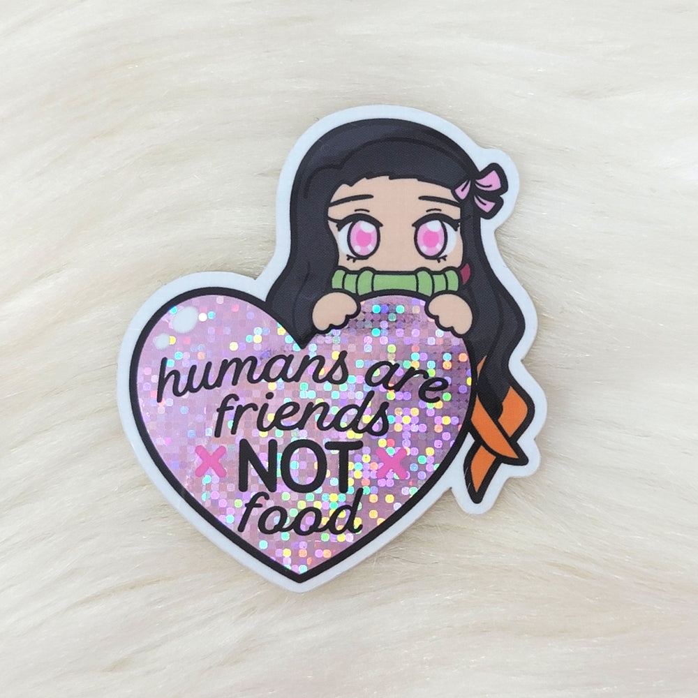 
            
                Load image into Gallery viewer, Humans are FRIENDS Sticker
            
        