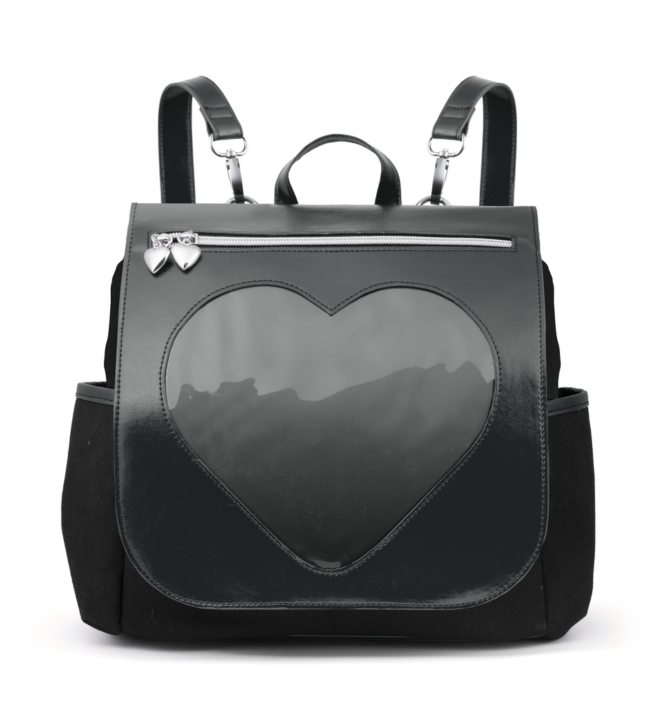 NattyCat Drawstring Heart Casual Ita Bag Limited Edition Pastel Yellow