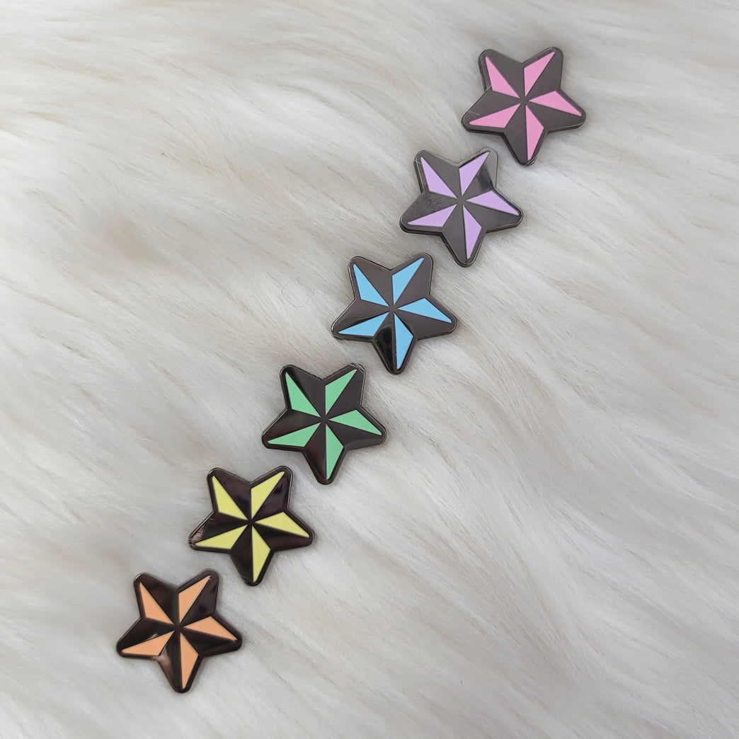 Nautical Star Filler Enamel Pins – NattyCat