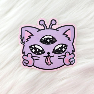 
            
                Load image into Gallery viewer, Pastel Alien Kitty Sticker
            
        