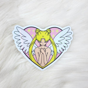 Angelic Princess Holographic Glitter Sticker