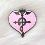 Flamel Heart Enamel Pin