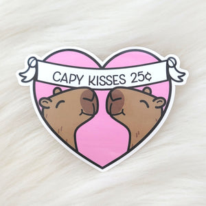 
            
                Load image into Gallery viewer, Capy Kisses Sticker
            
        