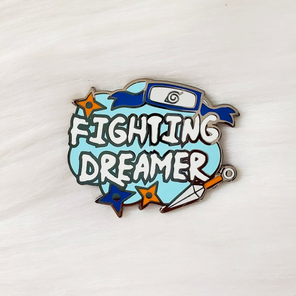 
            
                Load image into Gallery viewer, Fighting Dreamers Enamel Pin
            
        