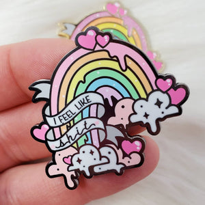 
            
                Load image into Gallery viewer, SHIT Rainbow Enamel Pin
            
        
