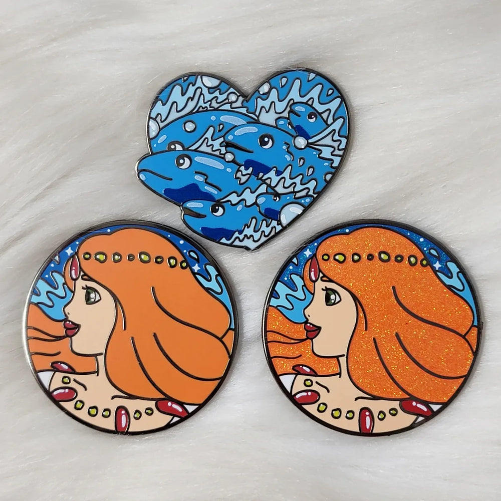 Limited Edition Goddess of the Sea Enamel Pin